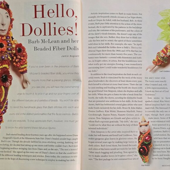 Beadwork Magazine October November 2005 Bring On The Bracelets - Picture 7 of 16